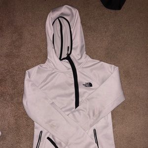 Northface grey zip up